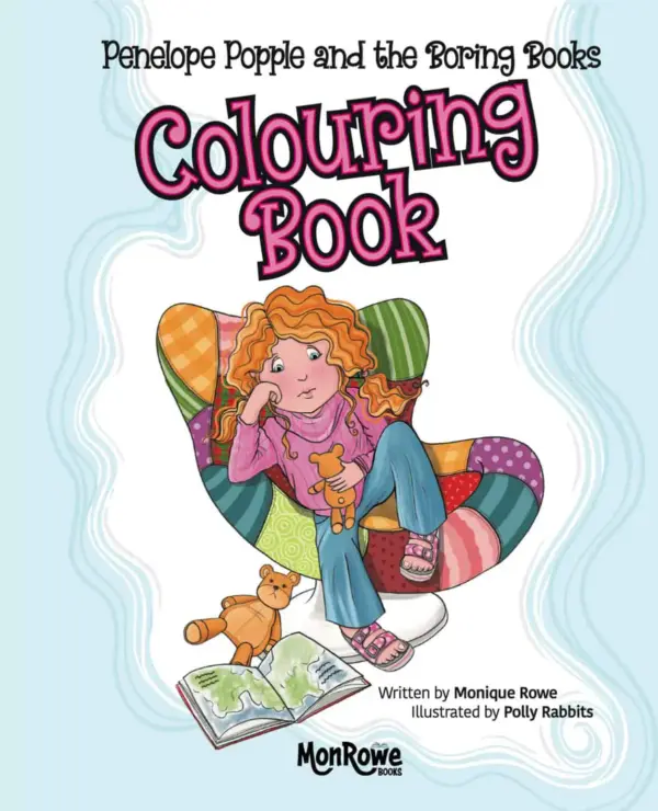 Penelope Popple and the Boring Books (Colouring Book)