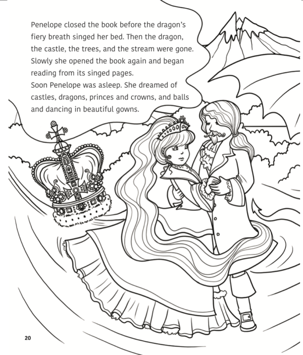 Penelope Popple and the Boring Books (Colouring Book) - Image 3